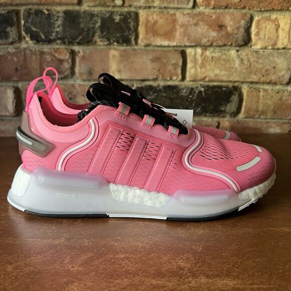 Adidas NMD V3 Beam Pink White Running Shoes Sneakers Youth 6.5 Women's 7.5 - Picture 4 of 16